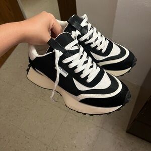 Black and White Women's Sneakers